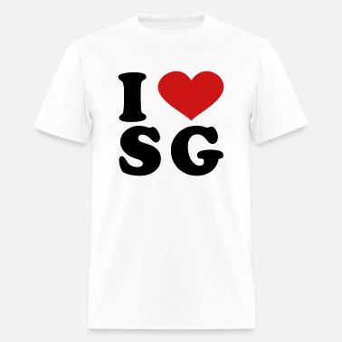 I Love sg' Men's T-Shirt | Spreadshirt